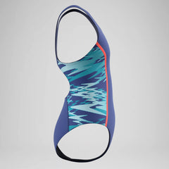Girls Hyperboom Splice Muscleback One Piece Navy