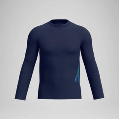 Men's Boom Solid Long Sleeve Rashguard Navy