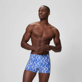 Men's Beachstar Printed Aquashorts Blue/White