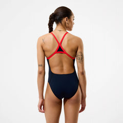 Women's Team EnduranceX Turnback One Piece Black/Red