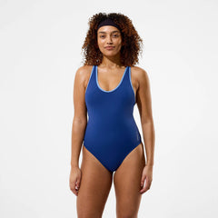 Women's Sculpture Boom Back Cheeky One Piece Blue