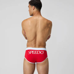 Men's Jetstream Retro Logo Brief Red