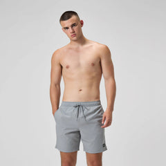 Men's Classic Solid Redondo Edge Volley Swim Trunks Gray