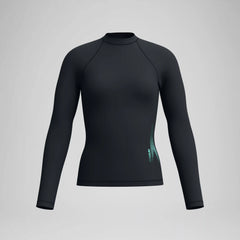 Women's Boom Solid Long Sleeve Rashguard Black
