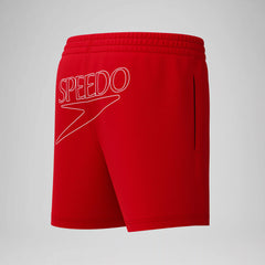 Boys Classic Logo Swim Shorts Red