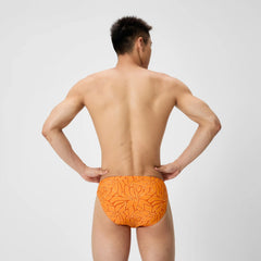 Men's Club Training Printed Brief Orange