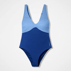 Women's Sculpture Butterfly Back Cheeky One Piece Blue