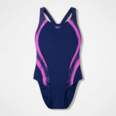 Women's Quantum Rib Splice One Piece Navy/Pink