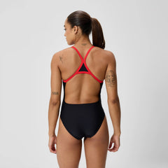 Women's Club Training Turnback One Piece Black/Red