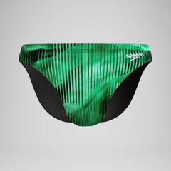 Men's Club Training Printed Brief Green/Black