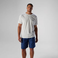 Men's New Easy Short Sleeve Rashguard White