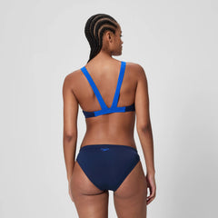 Women's Medley Logo V-Back Two Piece Navy/Blue