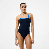 Women's Team EnduranceX V-Back 2.0 One Piece Black/Blue