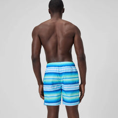 Men's Print Redondo Volley Swim Shorts Blue/White