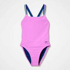 Women's Club Training Comfort V-Back One Piece Pink