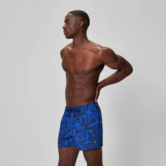 Men's Redondo Edge Printed Swim Shorts Navy/Blue