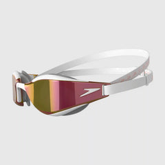 Adult Fastskin Hyper Elite Mirrored Goggles White/Rose Gold