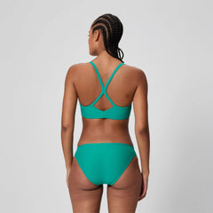 Women's Solid Racerback Bikini Top Teal
