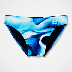 Men's Team Printed Brief Blue