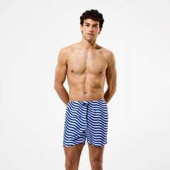 Men's Redondo Edge Printed Swim Shorts Blue/White