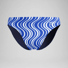 Men's Beachstar Printed Brief Blue/White