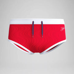 Men's Jetstream Textured Brief Red