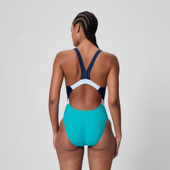 Women's Quantum Fusion Splice One Piece Blue/Navy