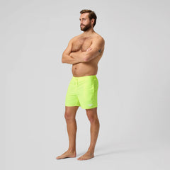 Men's Essential Watershort Swim Trunks Black/Yellow