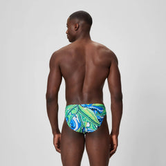 Men's Beachstar Printed Brief Green