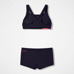 Girls Hyperboom Butterfly Back Two Piece Black/Red