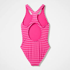 Girls Medalist Printed Swimsuit Pink