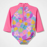 Infant Girls Long Sleeve One Piece Pink
