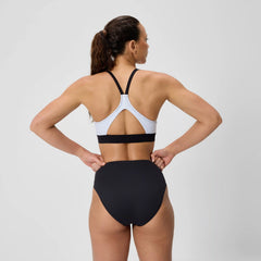 Women's Colorblock Bikini Top Black/White
