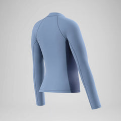 Women's Scuba Flex Long Sleeve Rashguard Gray/Blue