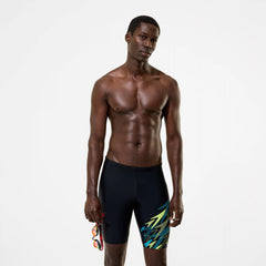 Men's Medley Logo Jammer Black/Green