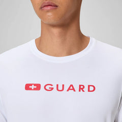 Men's Guard New Easy Short Sleeve Rashguard White