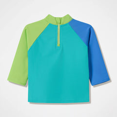 Infants Long Sleeve Rashguard Green/Blue