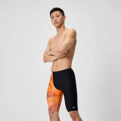 Men's Club Training Printed Jammer Orange/Black