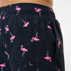 Men's Redondo Edge Printed Swim Shorts Black
