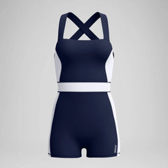 Women's Jetstream Colorblock Legsuit Navy/White
