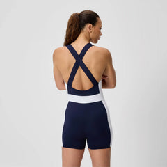 Women's Jetstream Colorblock Legsuit Navy/White