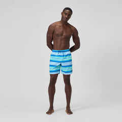 Men's Print Redondo Volley Swim Shorts Blue/White