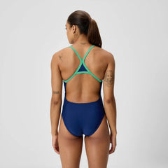 Women's Club Training Turnback One Piece Navy/Green