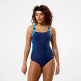Women's Luna Lustre Printed One Piece Navy