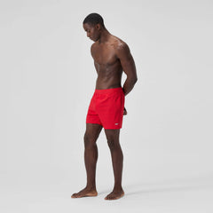 Men's The Lookout Volley Swim Trunks Red