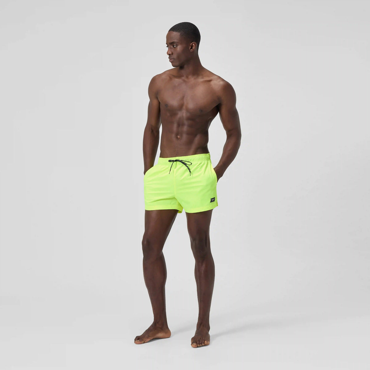 Men's Classics Solid Rondo Edge Volley Swim Shorts Yellow
