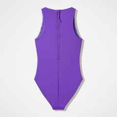Girls Printed Hydrasuit Purple/Blue