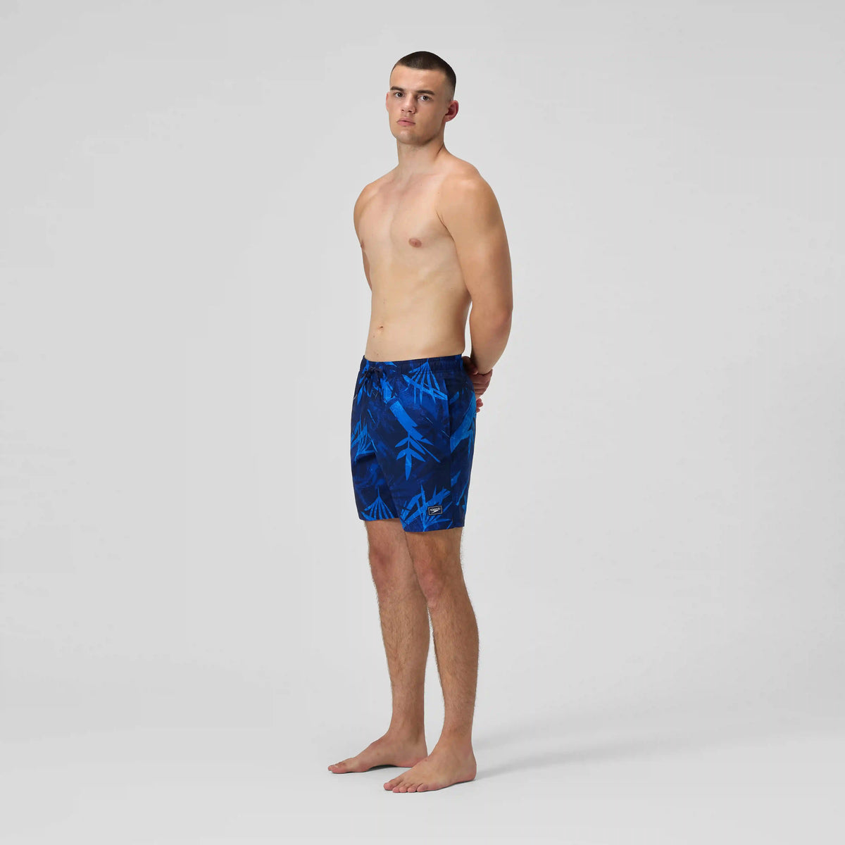 Men's Print Redondo Volley Swim Shorts Blue