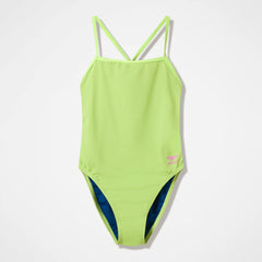 Women's Club Training V-Back 2.0 One Piece Lime Green