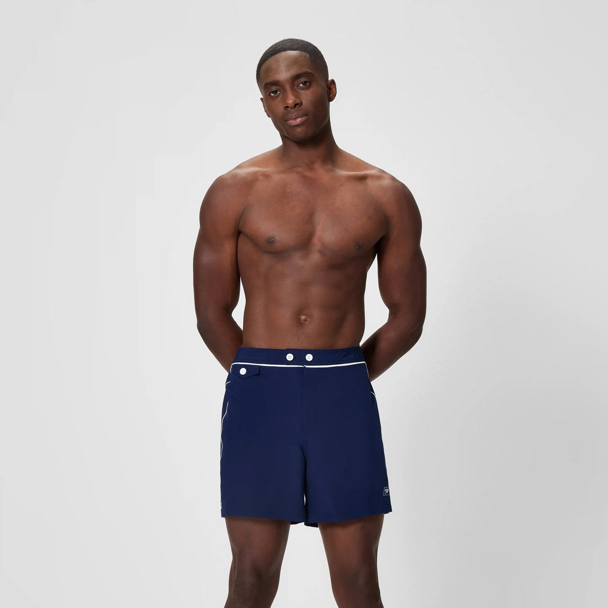 Men's Jetstream Solid Swim Shorts Navy